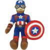 imageJay Franco Marvel Super Hero Adventures Toddler Captain America Plush Stuffed Pillow Buddy  Super Soft Polyester Microfiber 20 inch Official Marvel ProductBlue  Captain America
