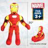 imageJay Franco Marvel Super Hero Adventures Toddler Captain America Plush Stuffed Pillow Buddy  Super Soft Polyester Microfiber 20 inch Official Marvel ProductRed  Iron Man