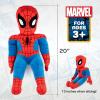 imageJay Franco Marvel Super Hero Adventures Toddler Captain America Plush Stuffed Pillow Buddy  Super Soft Polyester Microfiber 20 inch Official Marvel ProductMulti  Spiderman