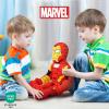 imageJay Franco Marvel Super Hero Adventures Toddler Captain America Plush Stuffed Pillow Buddy  Super Soft Polyester Microfiber 20 inch Official Marvel ProductRed  Iron Man