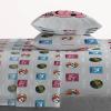 imageJay Franco Piggy Join US 7 Piece Full Size Bed Set  Includes Comforter ampamp Sheet Set  Super Soft Fade Resistant Polyester Official Piggy Product