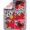 imageJay Franco Sesame Street Hip Elmo Throw Blanket  Measures 40 x 50 inches Kids Bedding  Fade Resistant Super Soft FleeceGray  Sesame Street