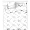imageJay Franco Star Wars The Mandalorian Hello Grogu Queen Size Sheet Set  4 Piece Set Super Soft and Cozy Kids Bedding  Fade Resistant Microfiber Sheets Official Star Wars ProductWhite  Star Wars