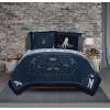 imageJay Franco Wednesday Addams Twin Size Comforter Set  5 Piece Bedding Includes Sheet Set ampamp Pillow Covers  Black ampamp White Gothic Super Soft Cozy BeddingBlue  Wednesday