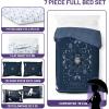 imageJay Franco Wednesday Addams Twin Size Comforter Set  5 Piece Bedding Includes Sheet Set ampamp Pillow Covers  Black ampamp White Gothic Super Soft Cozy BeddingBlue  Wednesday