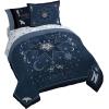 imageJay Franco Wednesday Addams Twin Size Comforter Set  5 Piece Bedding Includes Sheet Set ampamp Pillow Covers  Black ampamp White Gothic Super Soft Cozy BeddingBlue  Wednesday