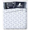 imageJay Franco Wednesday Addams Twin Size Comforter Set  5 Piece Bedding Includes Sheet Set ampamp Pillow Covers  Black ampamp White Gothic Super Soft Cozy BeddingBlue  Wednesday