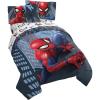 imageJay Franco Marvel Spiderman Crawl 5 Piece Queen Bed Set  Includes Reversible Comforter ampamp Sheet Set Bedding  Super Soft Fade Resistant Microfiber Official Marvel Product