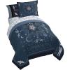 imageJay Franco Wednesday Addams Twin Size Comforter Set  5 Piece Bedding Includes Sheet Set ampamp Pillow Covers  Black ampamp White Gothic Super Soft Cozy BeddingBlue  Wednesday