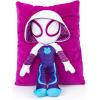 imageMarvel Spidey ampamp His Amazing Friends Gwen Ghost Spider 3D Snuggle Pillow  Super Soft Plush Pillow  Measures 15 Inches