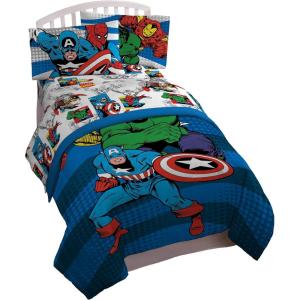 imageJay Franco Avengers Comics Good Guys 5 Piece Full Bed Set Offical Marvel Product