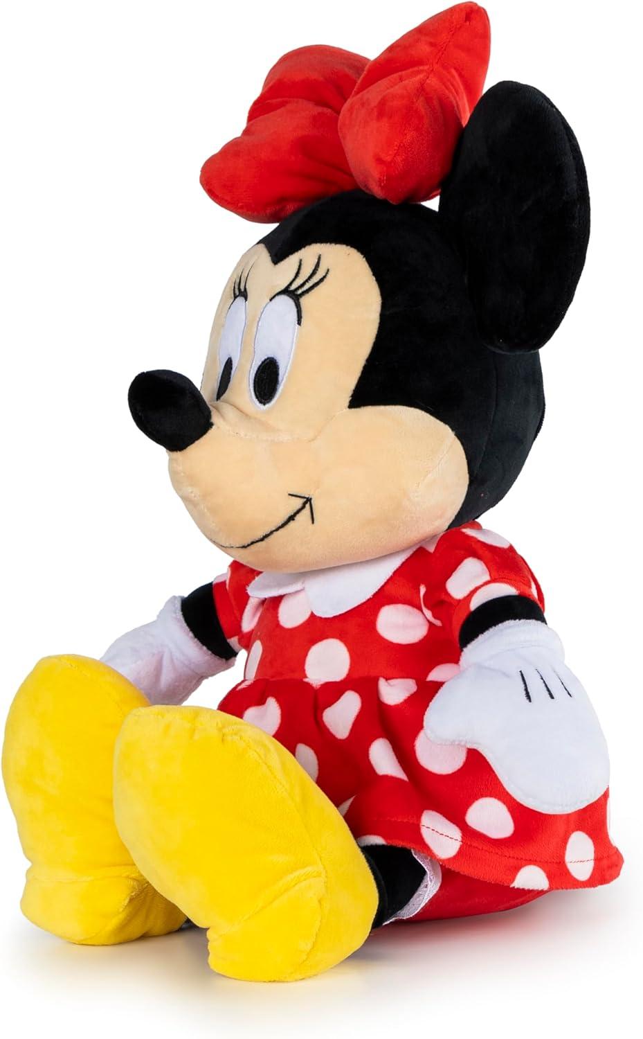 imageDisney Minnie Mouse Plush Pillow Buddy  Super Soft Character Pillow  Polyester Microfiber 15 InchesRed  Minnie Mouse