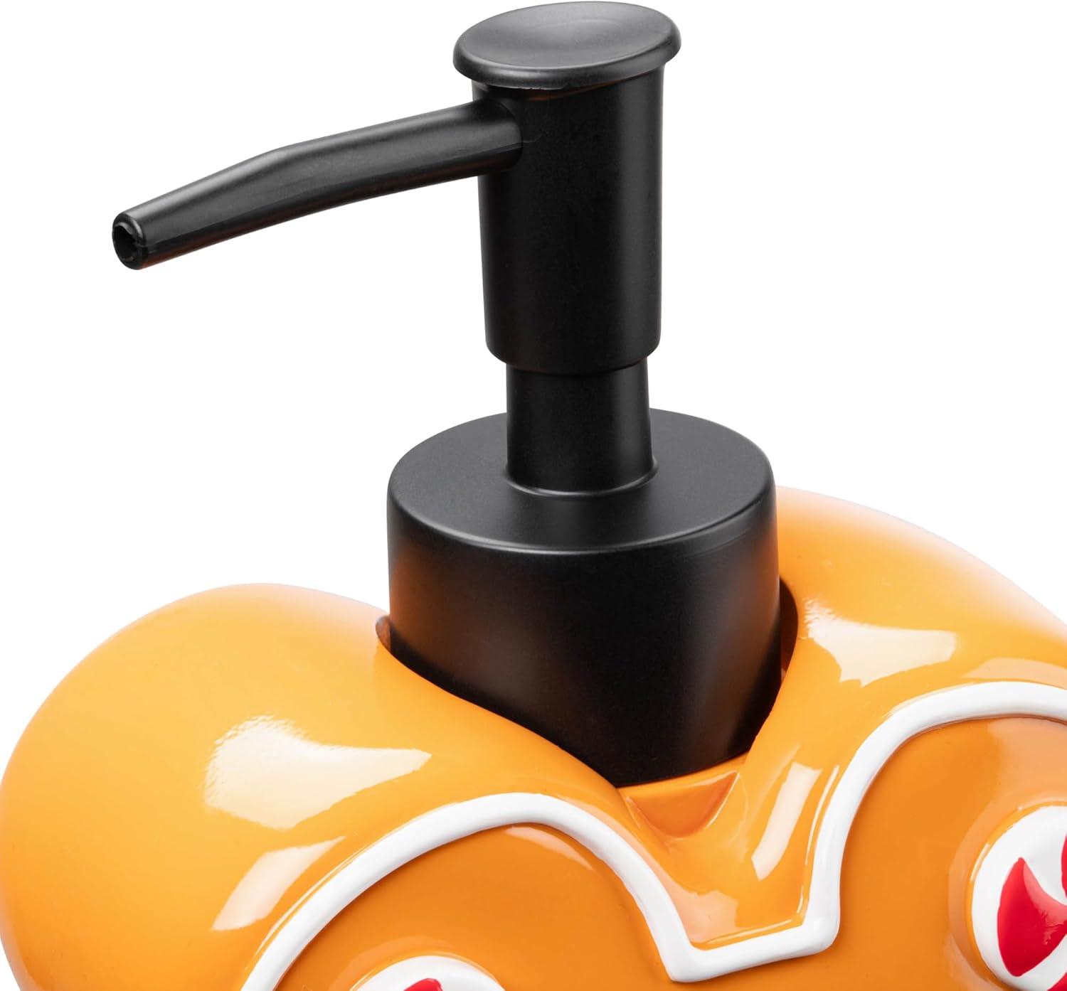 imageJay Franco Disney Mickey Mouse Gingerbread Soap Dispenser  Christmas ampamp Holiday Season Bathroom Accessory  Brown Resin Lotion Pump