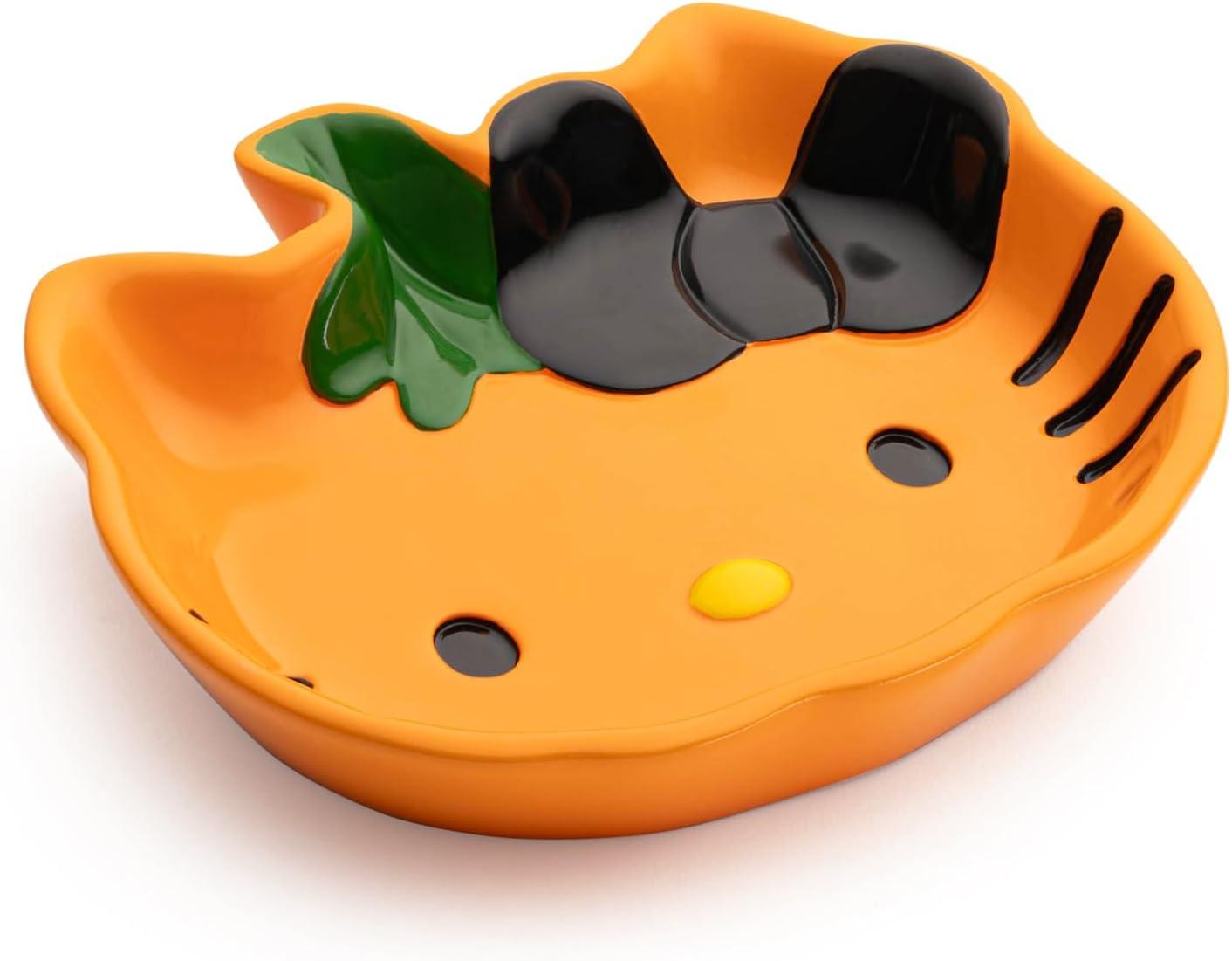 imageJay Franco Disney Mickey Mouse Soap Dish  Black Resin Sponge HolderJewelry Dish  Bathroom DcorOrange  Hello Kitty