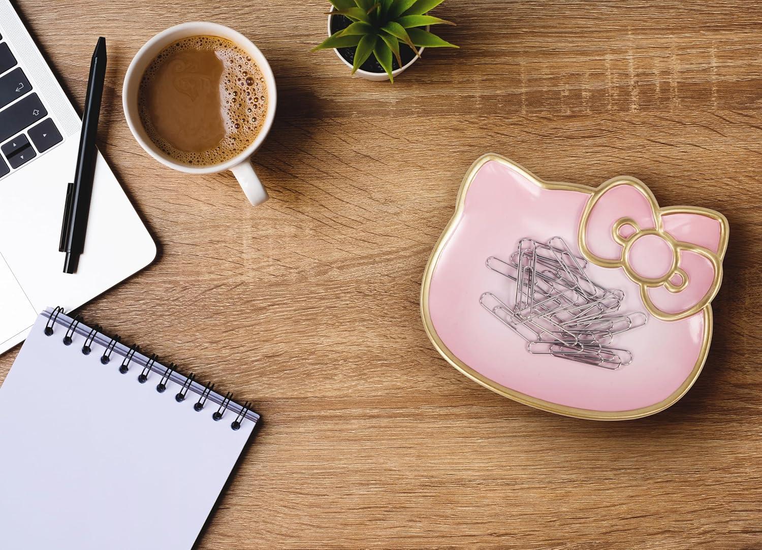 imageJay Franco Disney Mickey Mouse Soap Dish  Black Resin Sponge HolderJewelry Dish  Bathroom DcorPink  Hello Kitty