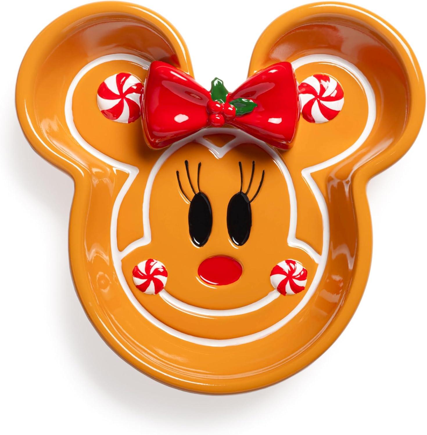 imageJay Franco Disney Minnie Mouse Gingerbread Bathroom Set  2 Piece Collection Includes Lotion Pump and Soap Dish  Christmas and Holiday Bathroom AccessoriesBrown  Minnie Mouse