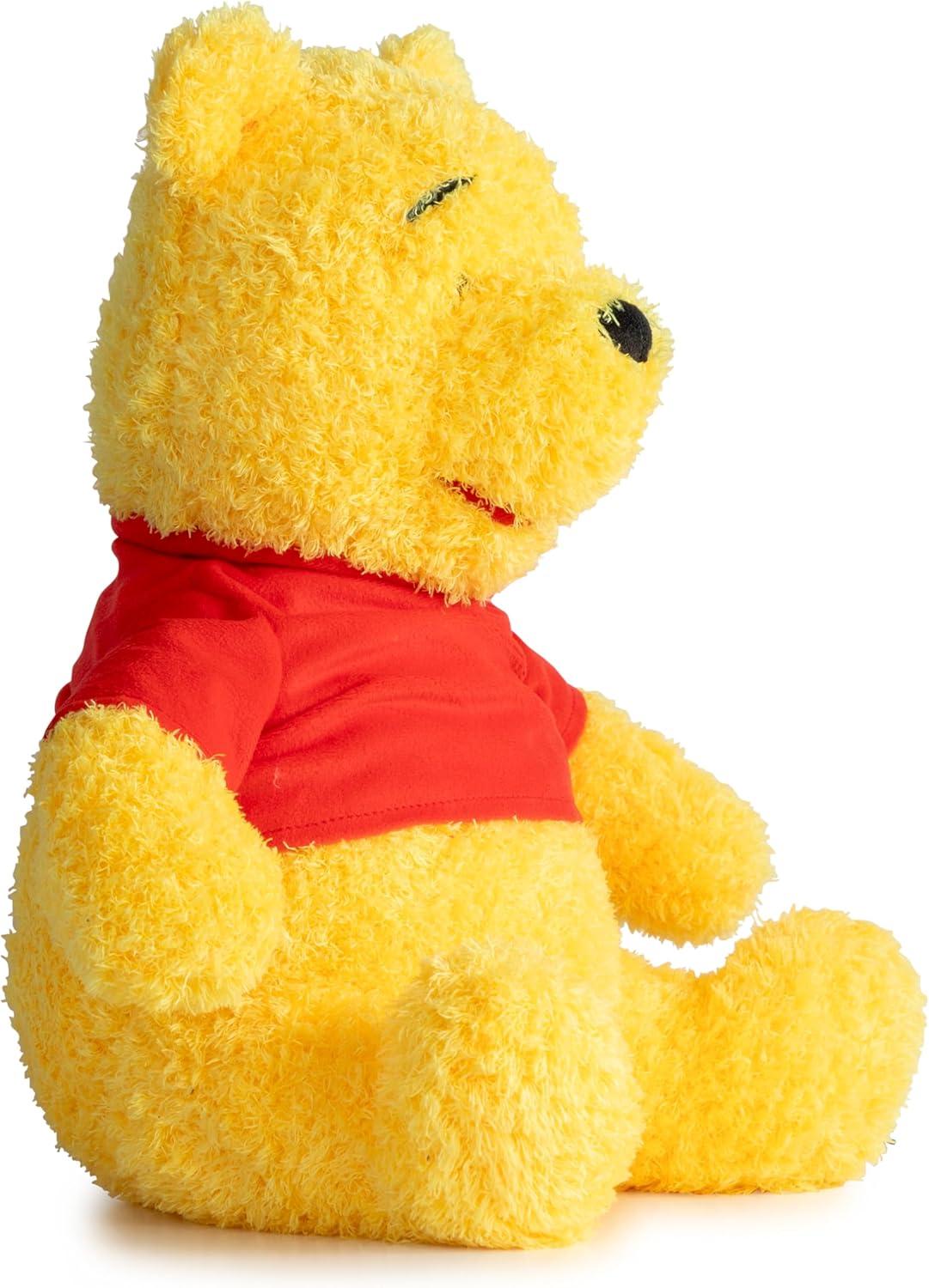imageJay Franco Disney Plush Pillow Buddy  Soft Plushie Stuffed Pillow 14 Inches Yellow  Winnie the Pooh