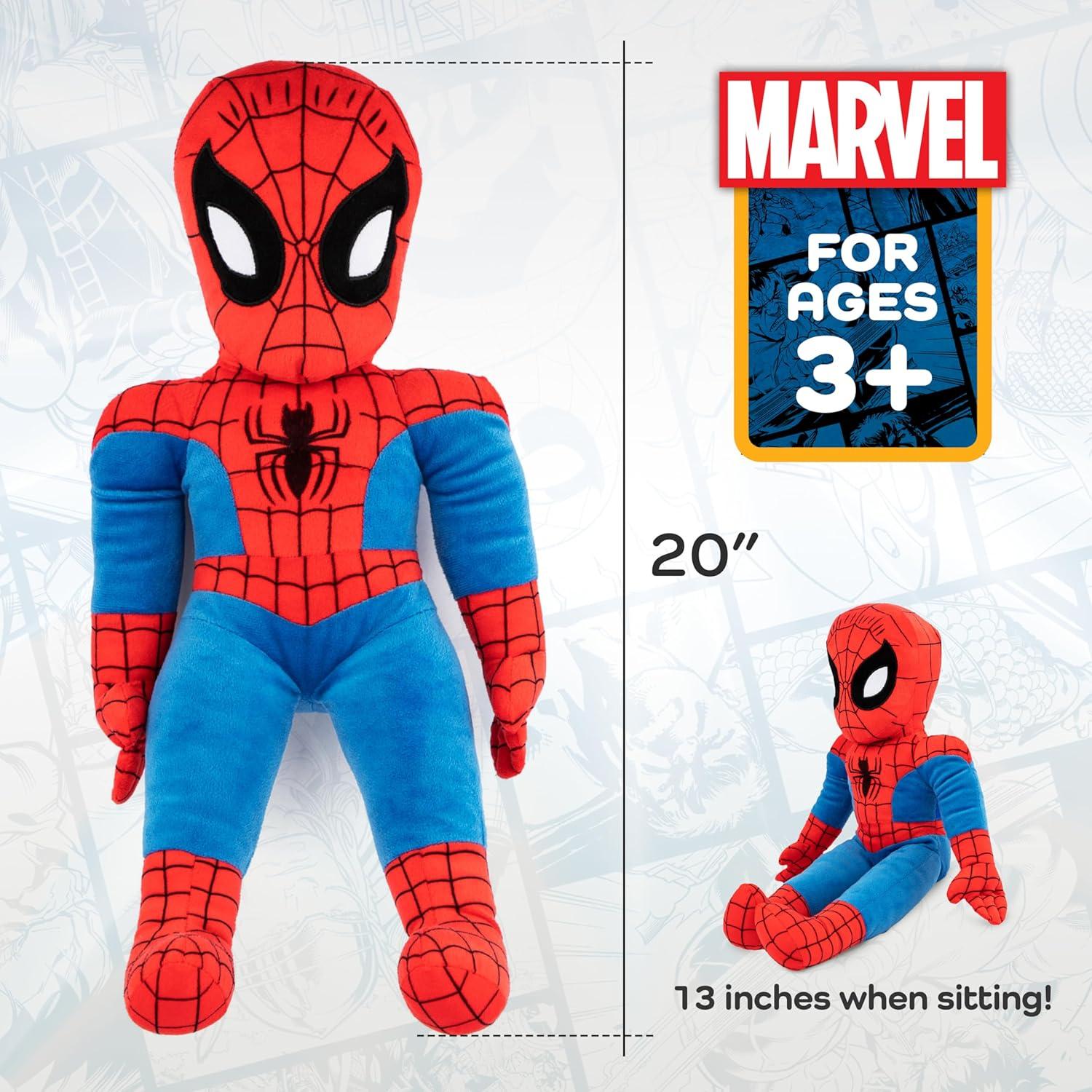 imageJay Franco Disney Winnie The Pooh Pillow Buddy  Super Soft Polyester Microfiber 16 inches Official Disney ProductMulti  Spiderman