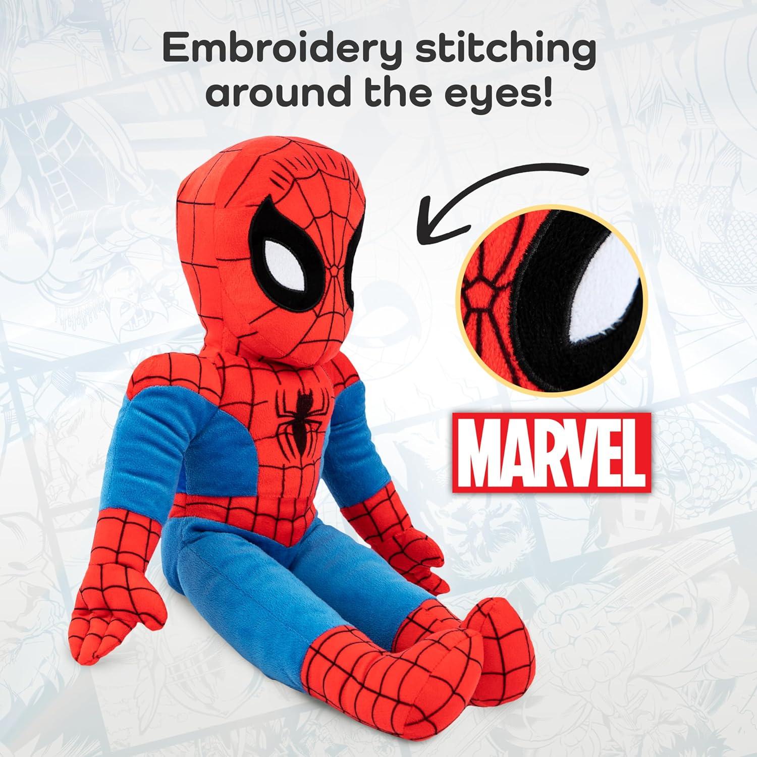 imageJay Franco Disney Winnie The Pooh Pillow Buddy  Super Soft Polyester Microfiber 16 inches Official Disney ProductMulti  Spiderman