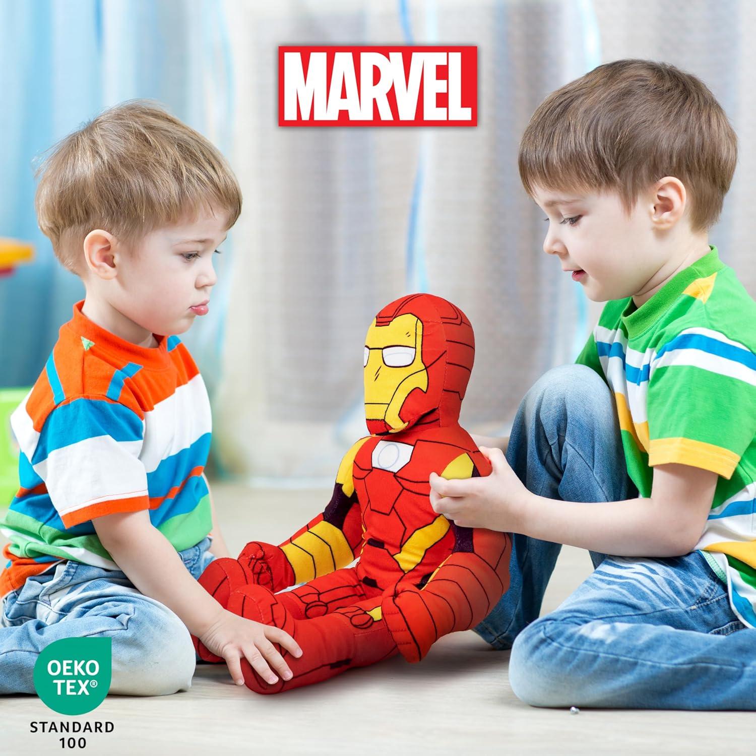 imageJay Franco Disney Winnie The Pooh Pillow Buddy  Super Soft Polyester Microfiber 16 inches Official Disney ProductRed  Iron Man