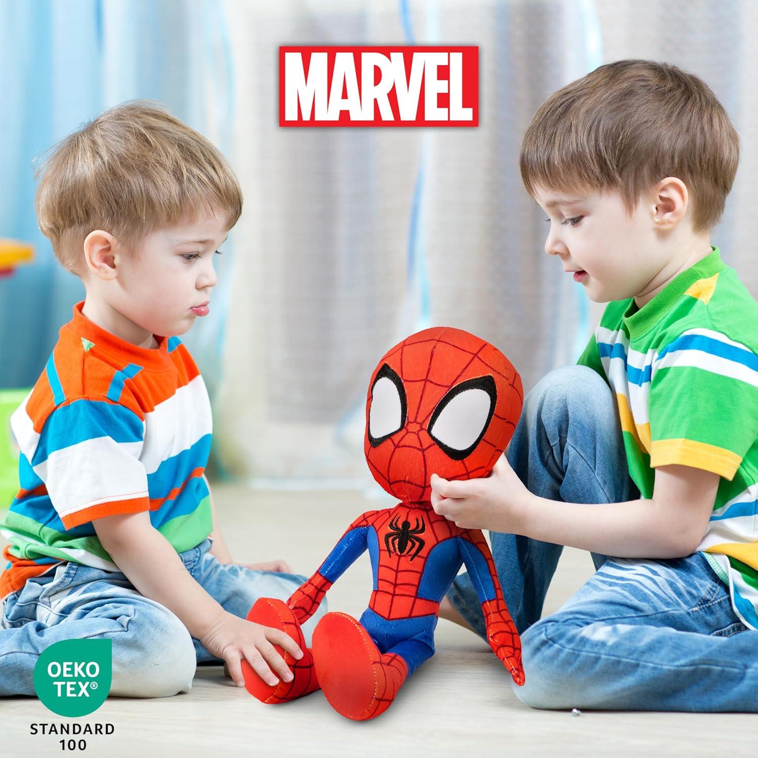 imageJay Franco Disney Winnie The Pooh Pillow Buddy  Super Soft Polyester Microfiber 16 inches Official Disney ProductRed  Spiderman