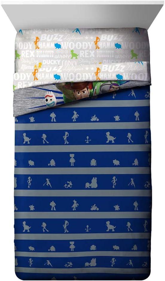 imageJay Franco Marvel Comics 80th Anniversary Twin Comforter ampamp Sham Set  Super Soft Kids Reversible Bedding  Fade Resistant Microfiber Official Marvel ProductGray  Toy Story