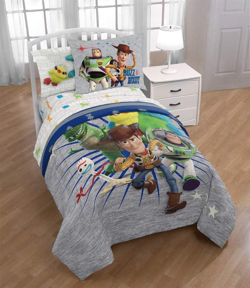 imageJay Franco Marvel Comics 80th Anniversary Twin Comforter ampamp Sham Set  Super Soft Kids Reversible Bedding  Fade Resistant Microfiber Official Marvel ProductGray  Toy Story