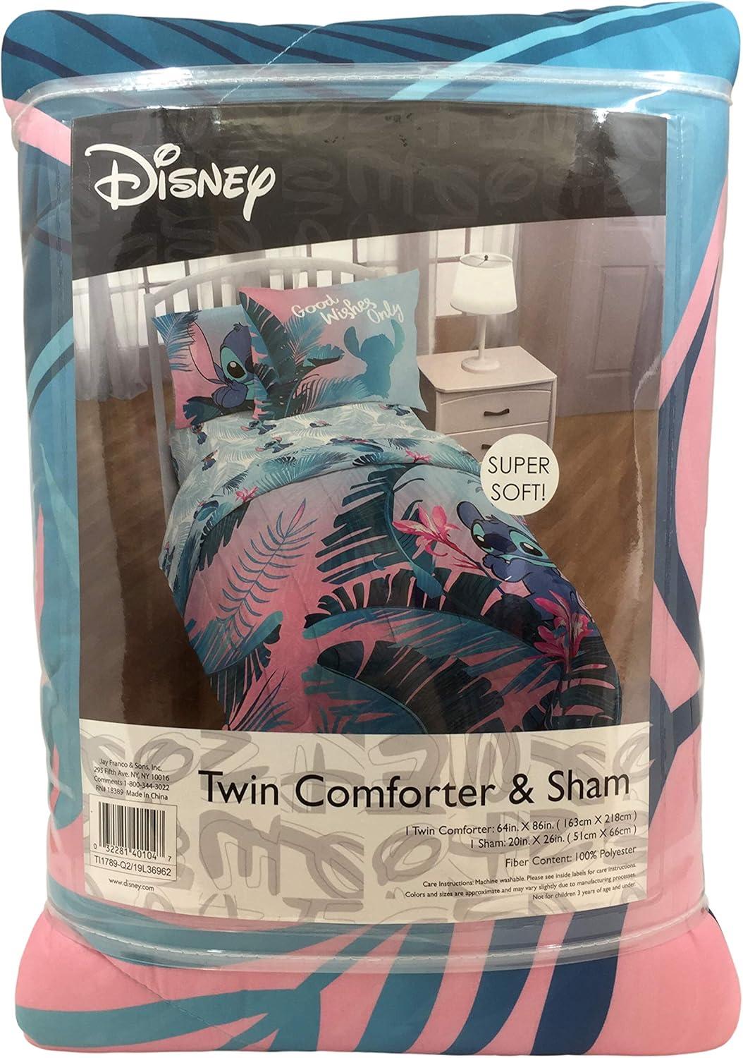 imageJay Franco Marvel Comics 80th Anniversary Twin Comforter ampamp Sham Set  Super Soft Kids Reversible Bedding  Fade Resistant Microfiber Official Marvel ProductMulti  Lilo  Stitch