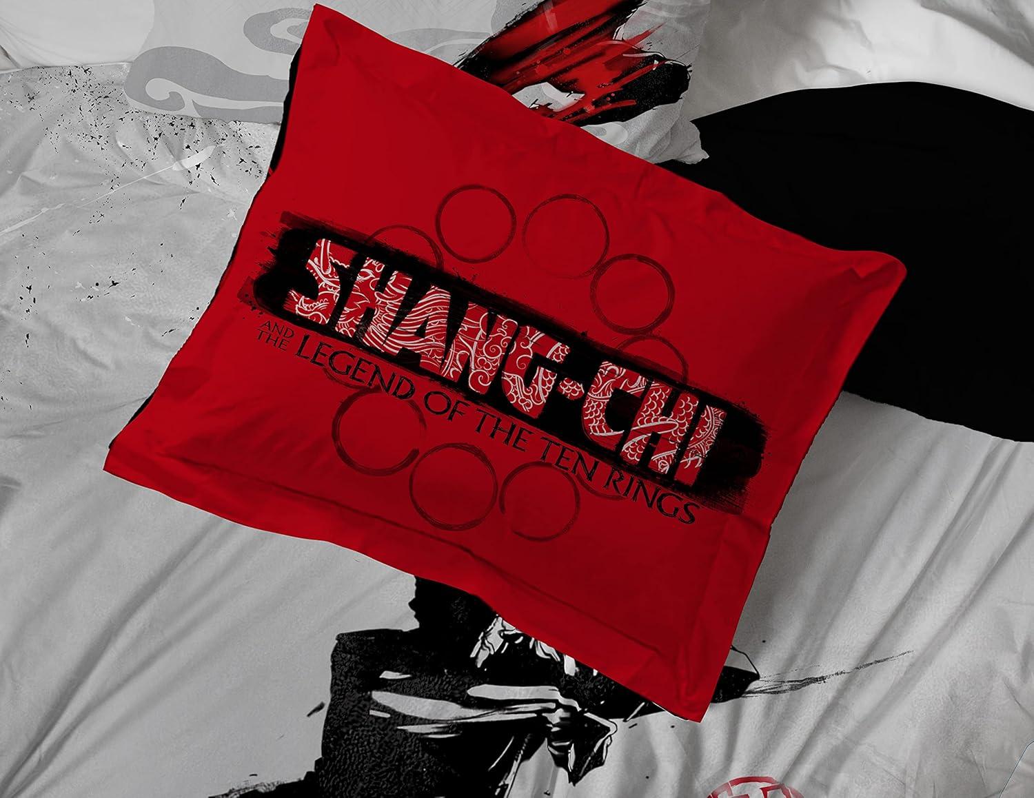 imageJay Franco Marvel Comics Captain America Twin Comforter Set  5 Piece Bed Set Includes Sheet Set ampamp Pillow Covers  Super Soft Avengers Kids BeddingGray  Shang Chi