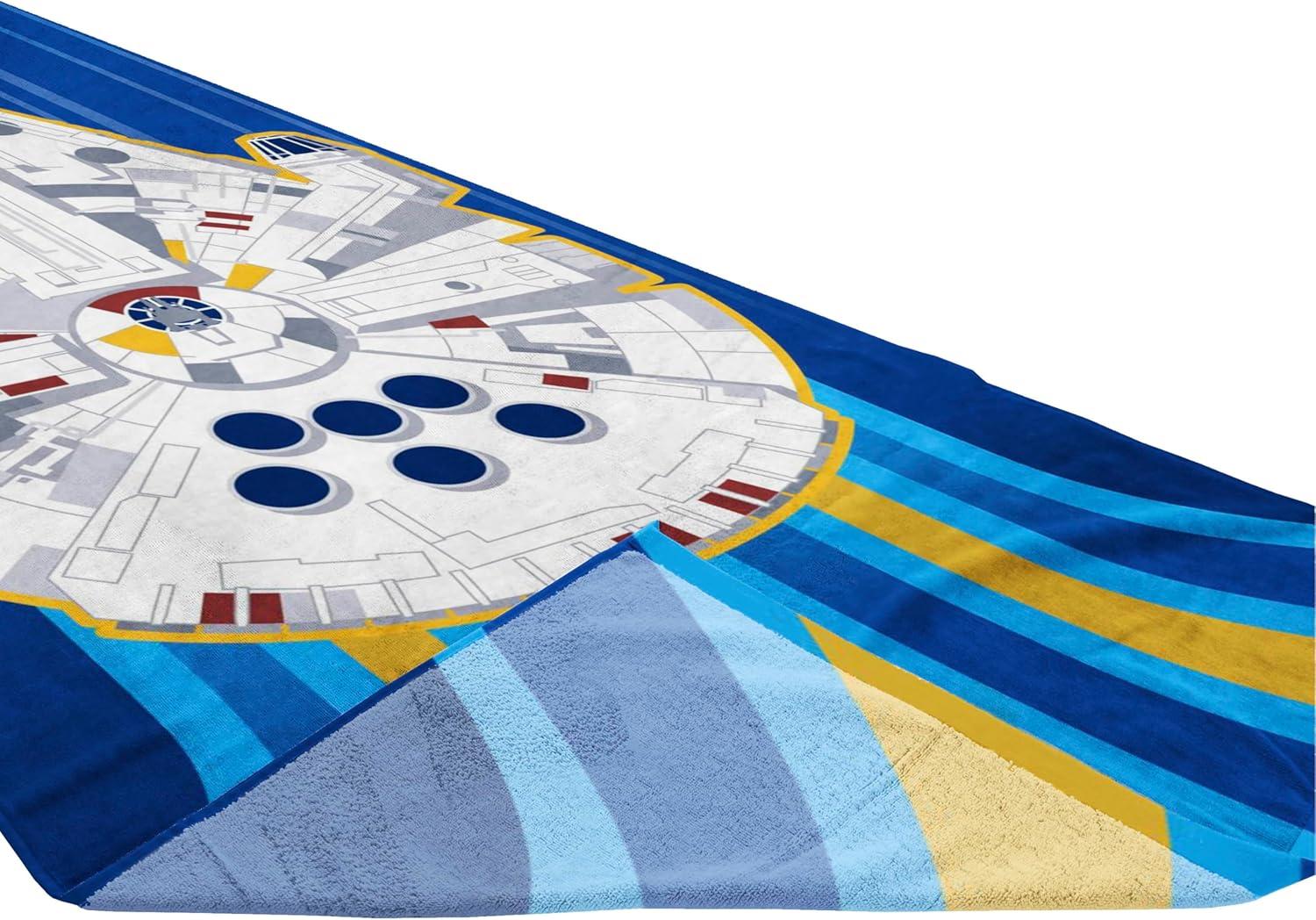 imageJay Franco Minecraft Creeper Kids Bath Pool Beach Towel  Super Soft ampamp Absorbent Blue 100 Cotton Towel Measures 28 x 58Blue  Star Wars 01