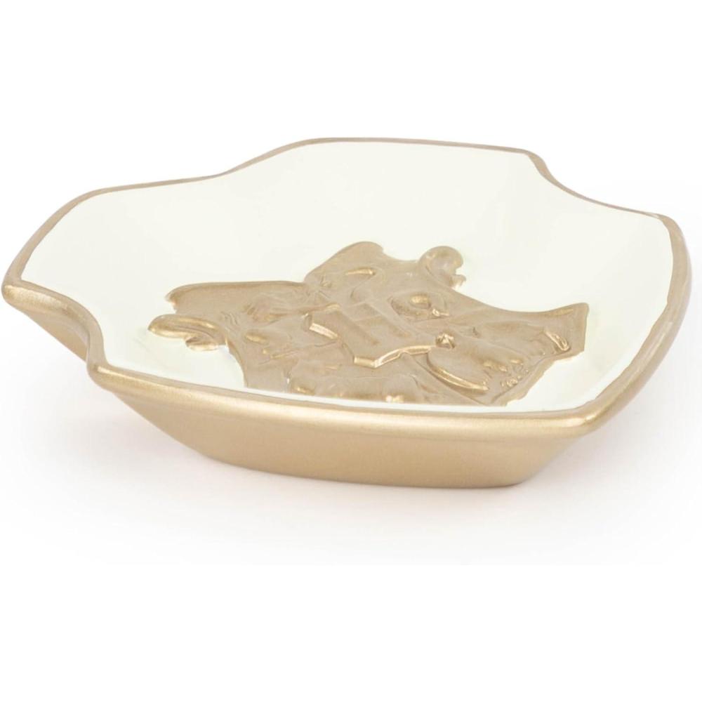 imageJay Franco Disney Mickey Mouse Soap Dish  Black Resin Sponge HolderJewelry Dish  Bathroom DcorGold  Harry Potter