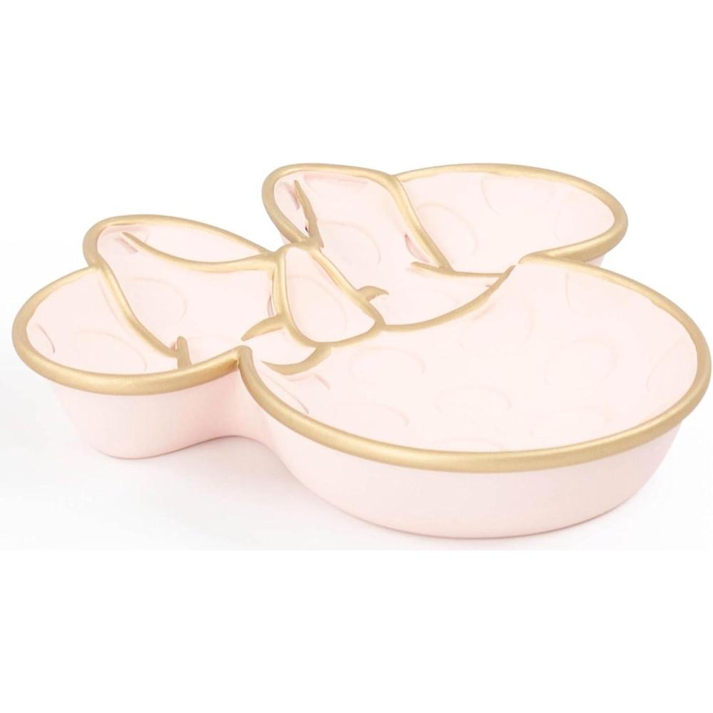 imageJay Franco Disney Mickey Mouse Soap Dish  Black Resin Sponge HolderJewelry Dish  Bathroom DcorPink  Minnie Mouse