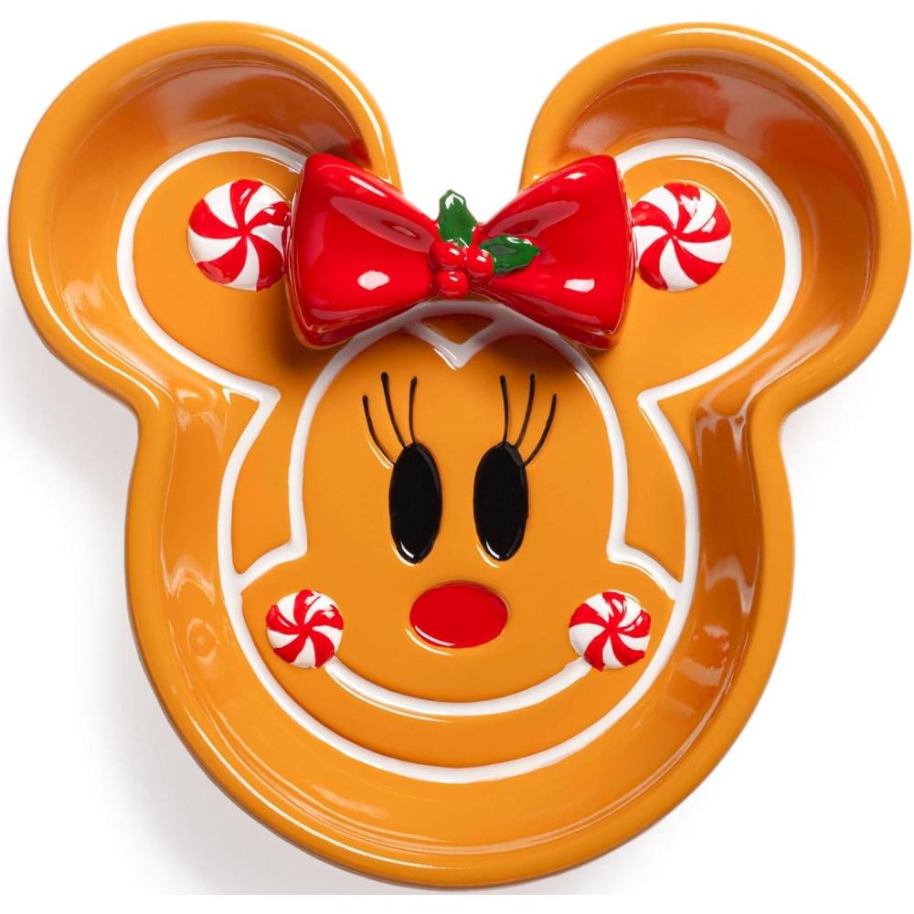 imageJay Franco Disney Minnie Mouse Gingerbread Cookie Soap Dish  Christmas ampamp Holiday Season Bathroom Dcor Sponge Holder