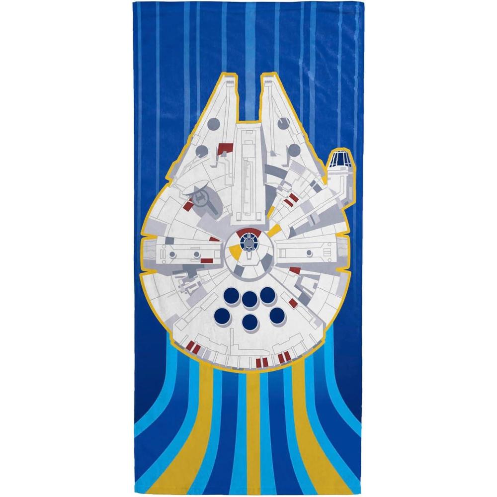 imageJay Franco Minecraft Creeper Kids Bath Pool Beach Towel  Super Soft ampamp Absorbent Blue 100 Cotton Towel Measures 28 x 58Blue  Star Wars 01