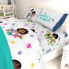imageJay Franco Disney Encanto Sister Magic Full Sheet Set  4 Piece Set Super Soft and Cozy Kids Bedding  Fade Resistant Microfiber Sheets Official Disney Product