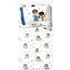 imageJay Franco Disney Encanto Sister Magic Full Sheet Set  4 Piece Set Super Soft and Cozy Kids Bedding  Fade Resistant Microfiber Sheets Official Disney Product