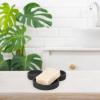 imageJay Franco Disney Mickey Mouse Soap Dish  Black Resin Sponge HolderJewelry Dish  Bathroom DcorBlack  Mickey Mouse