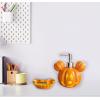 imageJay Franco Disney Minnie Mouse Gingerbread Bathroom Set  2 Piece Collection Includes Lotion Pump and Soap Dish  Christmas and Holiday Bathroom AccessoriesOrange  Mickey Mouse