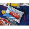 imageJay Franco DisneyPixar Cars Tune Up BlueGray 4 Piece Full Sheet Set with Lightning McQueen ampamp Mater Official DisneyPixar ProductCars Red