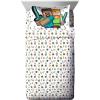 imageJay Franco Marvel Comics Captain America Twin Comforter Set  5 Piece Bed Set Includes Sheet Set ampamp Pillow Covers  Super Soft Avengers Kids BeddingBlue  Minecraft