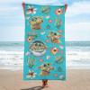 imageJay Franco Minecraft Creeper Kids Bath Pool Beach Towel  Super Soft ampamp Absorbent Blue 100 Cotton Towel Measures 28 x 58Blue  Mandalorian 01
