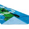 imageJay Franco Minecraft Creeper Kids Bath Pool Beach Towel  Super Soft ampamp Absorbent Blue 100 Cotton Towel Measures 28 x 58Blue  Minecraft 01