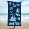 imageJay Franco Minecraft Creeper Kids Bath Pool Beach Towel  Super Soft ampamp Absorbent Blue 100 Cotton Towel Measures 28 x 58Blue  One Piece