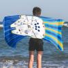 imageJay Franco Minecraft Creeper Kids Bath Pool Beach Towel  Super Soft ampamp Absorbent Blue 100 Cotton Towel Measures 28 x 58Blue  Star Wars 01