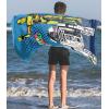 imageJay Franco Minecraft Creeper Kids Bath Pool Beach Towel  Super Soft ampamp Absorbent Blue 100 Cotton Towel Measures 28 x 58Blue  Star Wars 02