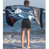 imageJay Franco Minecraft Creeper Kids Bath Pool Beach Towel  Super Soft ampamp Absorbent Blue 100 Cotton Towel Measures 28 x 58Blue  Yugioh