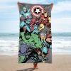 imageJay Franco Minecraft Creeper Kids Bath Pool Beach Towel  Super Soft ampamp Absorbent Blue 100 Cotton Towel Measures 28 x 58Gray  Marvel Comics