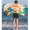 imageJay Franco Minecraft Creeper Kids Bath Pool Beach Towel  Super Soft ampamp Absorbent Blue 100 Cotton Towel Measures 28 x 58Multi  Cocomelon