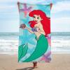 imageJay Franco Minecraft Creeper Kids Bath Pool Beach Towel  Super Soft ampamp Absorbent Blue 100 Cotton Towel Measures 28 x 58Multi  Little Mermaid