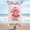 imageJay Franco Minecraft Creeper Kids Bath Pool Beach Towel  Super Soft ampamp Absorbent Blue 100 Cotton Towel Measures 28 x 58Multi  Strawberry Shortcake